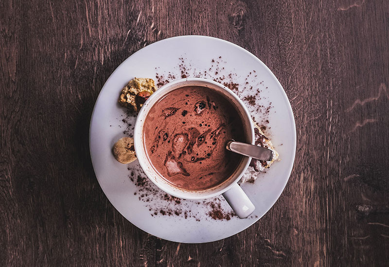 Чашка горячего шоколада